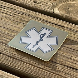 Sticker MEDIC Subdued Green Star