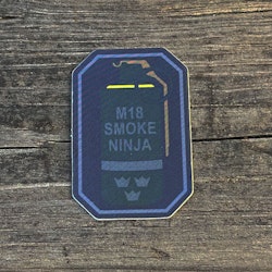 Sticker Smoke Ninja tre kronor