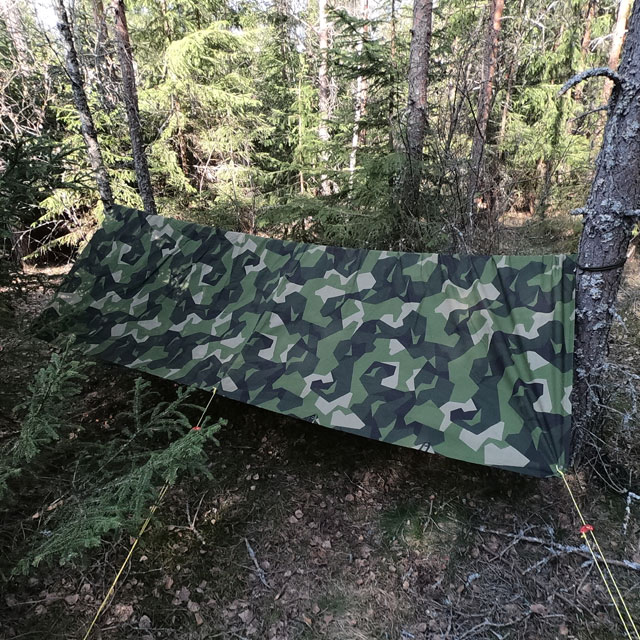 The Tarp M90 Light will shield from rain and snow
