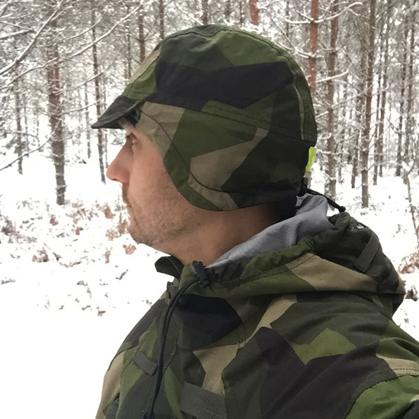 Full ear cover when wearing a Thermal Cap M90.