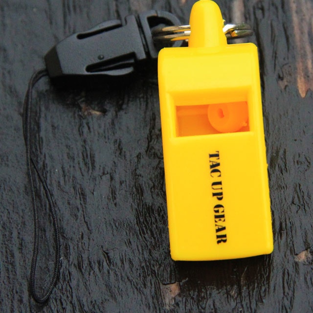 A product picture Whistle H.E.L.P with logo text.