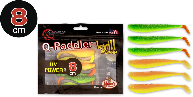 Gummijigg, Q-Paddler, 6-pack