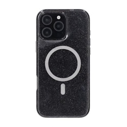 iPhone 16 Pro Max Rv Skal TPU MagSafe - Glitter Svart
