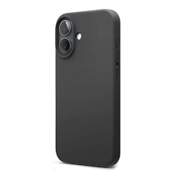 iPhone 16 Plus Mobilskal Silikon Magnet Rv - Svart