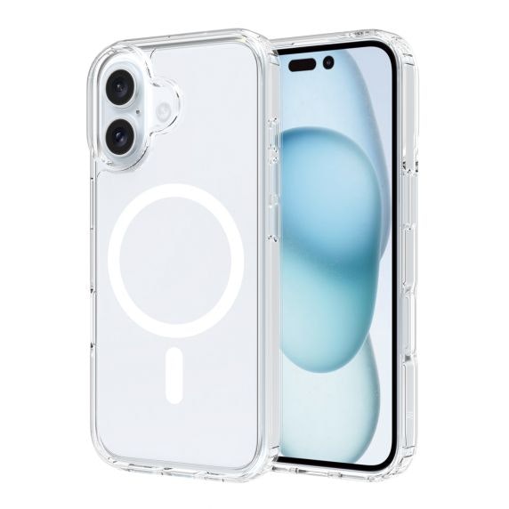 iPhone 16 Plus Mobilskal MagSafe Rv- Transparent