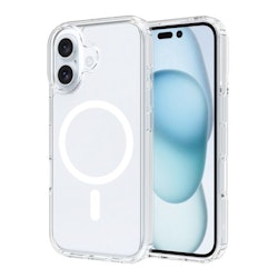 iPhone 16 Plus Mobilskal MagSafe Rv- Transparent
