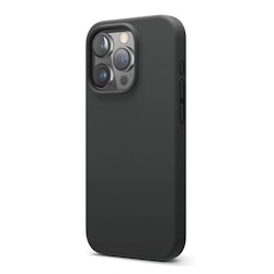 iPhone 16 Pro Mobilskal Silikon Rv - Svart