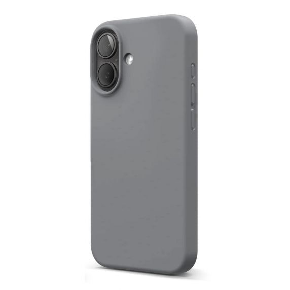 iPhone 16 Mobilskal Silikon Rv - Grå