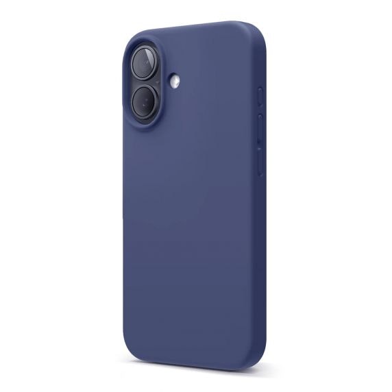iPhone 16 Mobilskal Silikon Rv - Blå