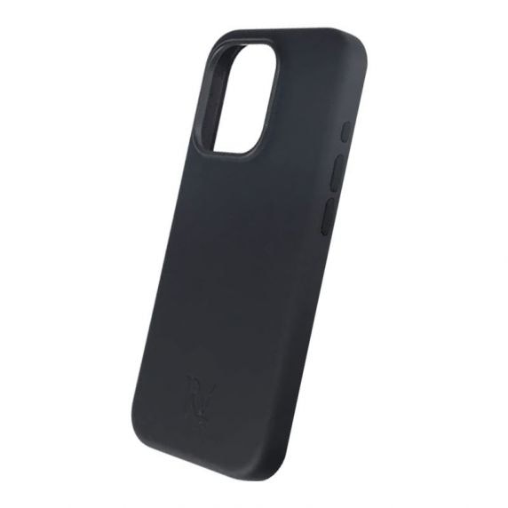 iPhone 15 Pro Mobilskal Silikon Rv - Svart