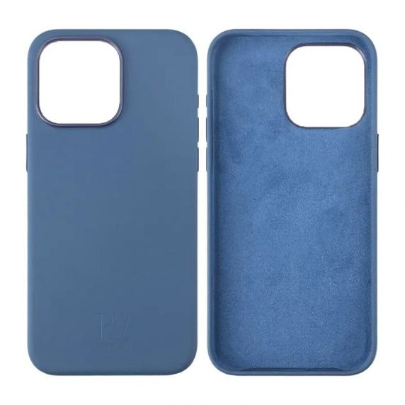 iPhone 15 Pro Mobilskal Silikon Rv - Mörkblå