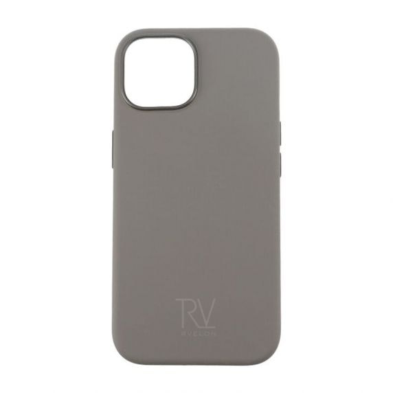 iPhone 15 Silikonskal Rv MagSafe - Grå