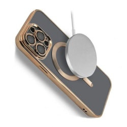 Lyxigt Mobilskal med MagSafe för iPhone 14 Pro Max - Guld