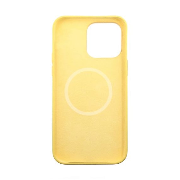 iPhone 14 Plus Silikonskal Rv MagSafe - Gul