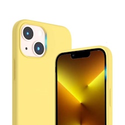 iPhone 14 Plus Silikonskal Rv MagSafe - Gul