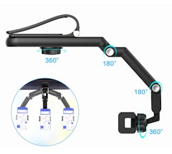 Roterbar 1080° Mobilhållare för Solskärm - Grå