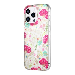 iPhone 14 Pro Max Mobilskal MagSafe - Blommor Röd/Grön