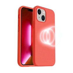 iPhone 14 Rv Silikonskal med MagSafe – Rosa