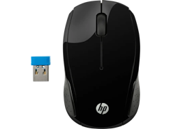 HP 200 Trådlös Mus – Svart