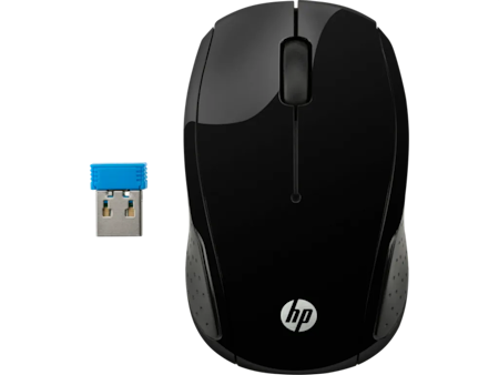 HP 200 Trådlös Mus – Svart