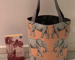 Kasse medium med elefanter