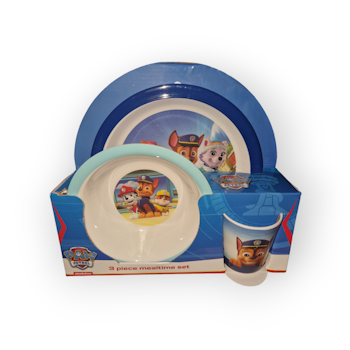 Måltidsservis 3-delar PawPatrol