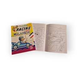 Målarbok Racing Bilar