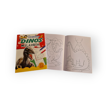 Målarbok Dinosauier