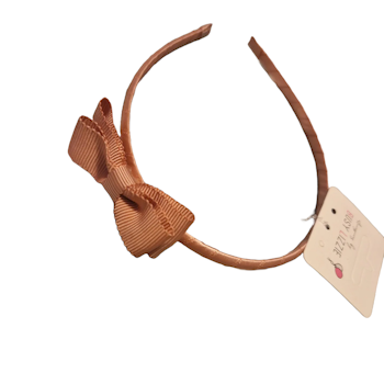 Diadem med Rosett Rosa