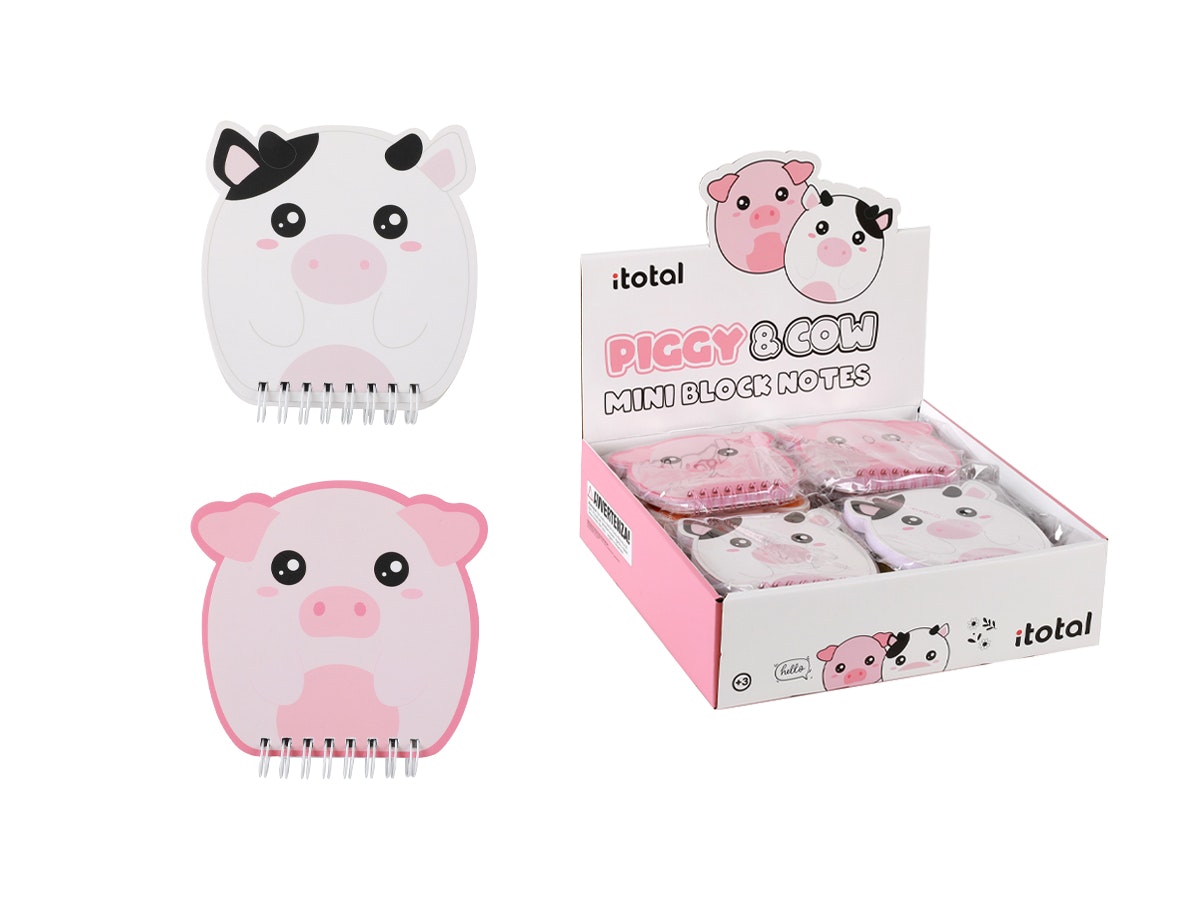 Noteringsblock PIGGY & COW