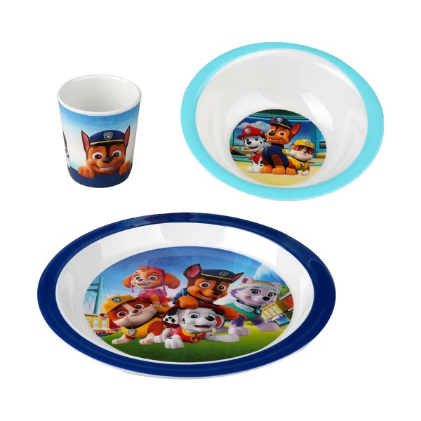 Måltidsservis 3-delar PawPatrol
