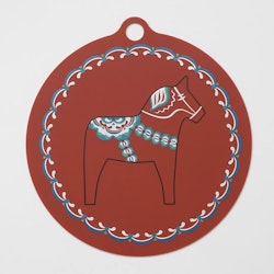 Grytlapp dalahäst Röd