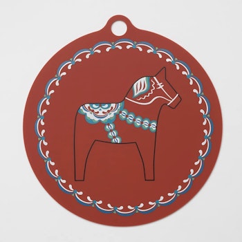 Grytlapp dalahäst Röd