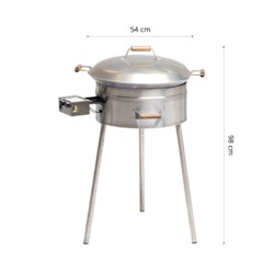 GrillSymbol Cataplana set PRO-545 CAT inox, ø 54 cm