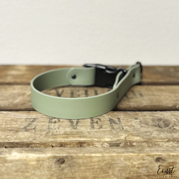 HALVSTRYP med knäppe BioThane® halsband - 25mm