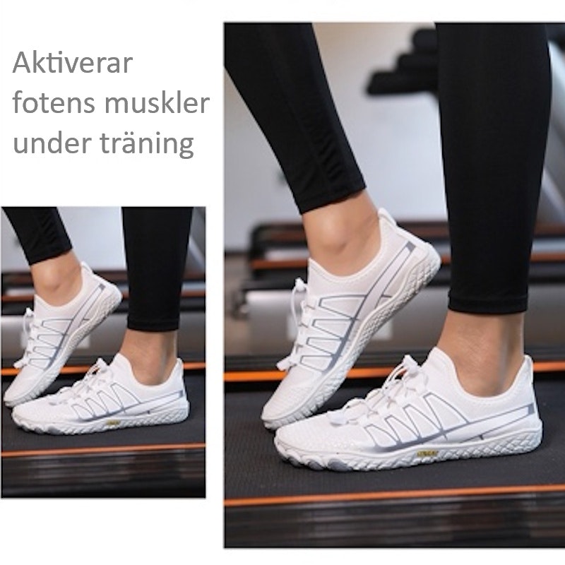 Paljasjalkakengät Sport VALKOINEN