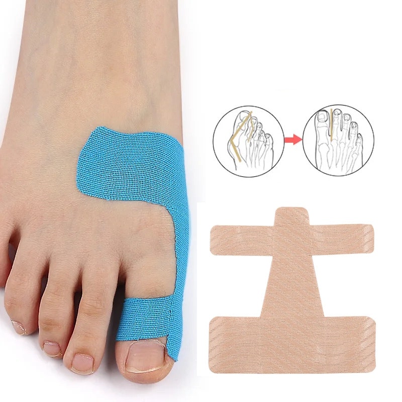 Kinesioteippi hallux valgus 10kpl , valmiiksi leikattu BEIGE