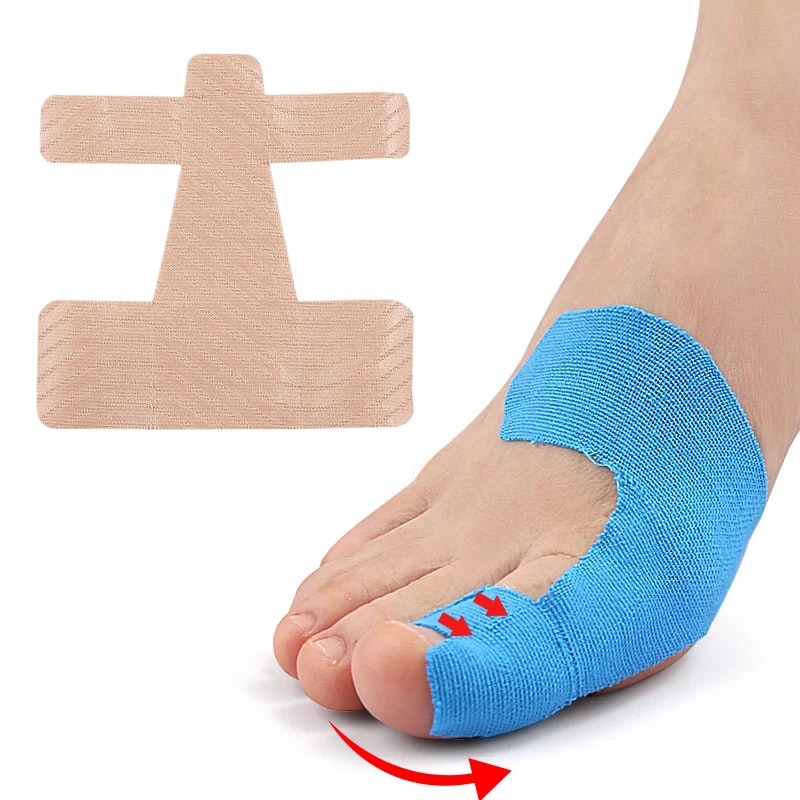 Kinesioteippi hallux valgus 10kpl , valmiiksi leikattu BEIGE