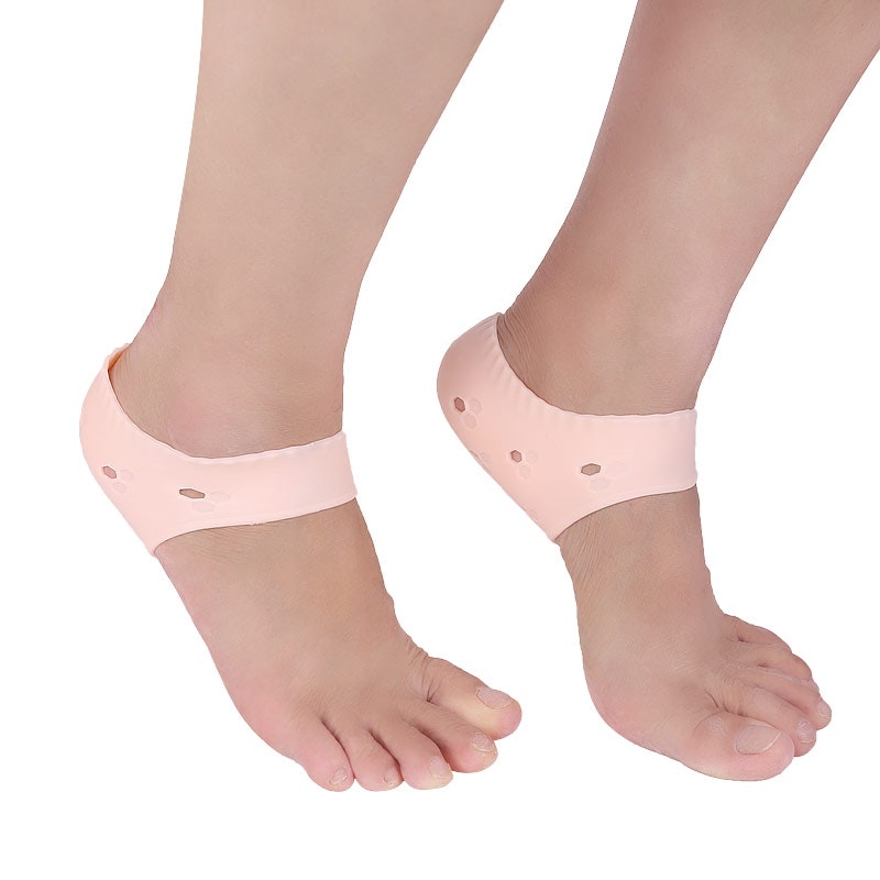 Kantapään suojaus silikonimuotti, tuuletusaukot PINKKI 1pari
