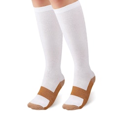 Tukisukat Comfort, luokka 1, 15-21mmHg VALKOINEN / RUSKEA