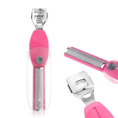 Jalkakirves ja jalkaraspeli 2-in-1 pinkki