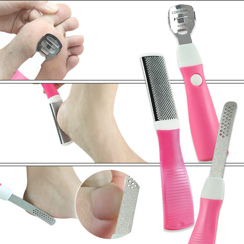 Jalkojenhoitosarja pinkki 4 in 1