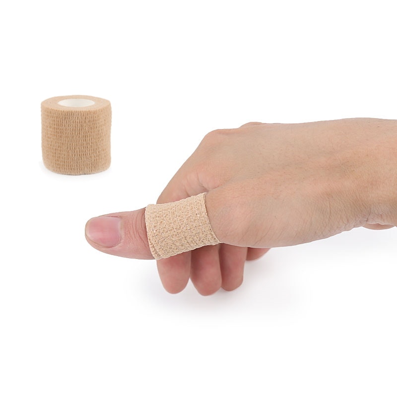 Korkean elastinen sideteippi, kuitukangas, BEIGE 4.5m