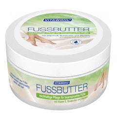 Vitawohl Foot Butter, jalkavoide, jossa on karitevoita, E-vitamiinia ja glyseriiniä 250ml