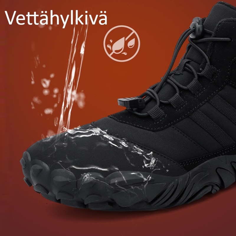 Paljasjalkakengät vettähylkivä, vuorattu RUSKEA