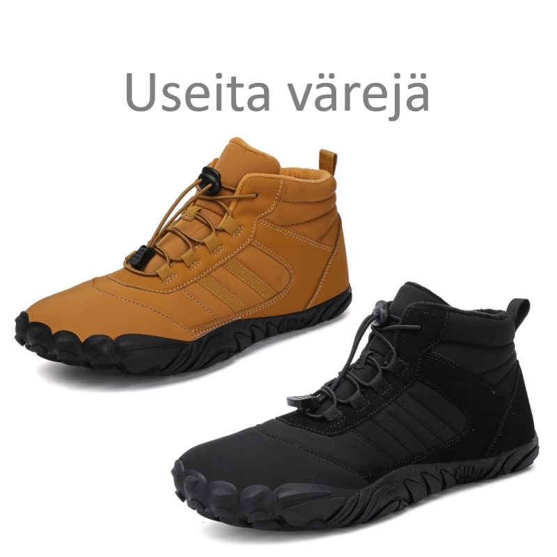 Paljasjalkakengät vettähylkivä, vuorattu MUSTA