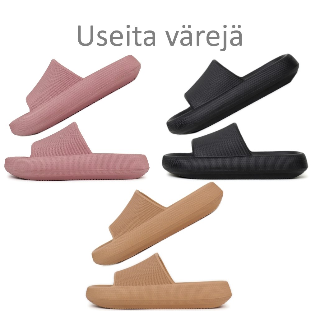 Premium pehmeät tossut RUSKEA, pehmeä iskunvaimennus