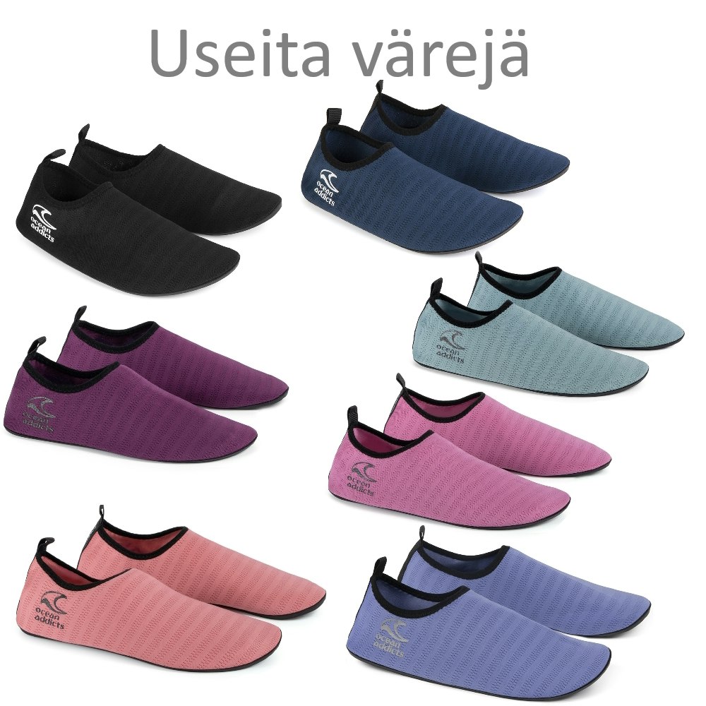 Uimakengät Ibiza MUSTA