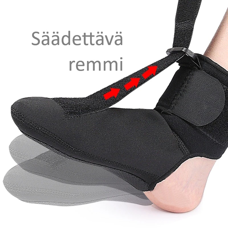 Yösukka, kantapää, luupiikki, pudota jalka, venyttely