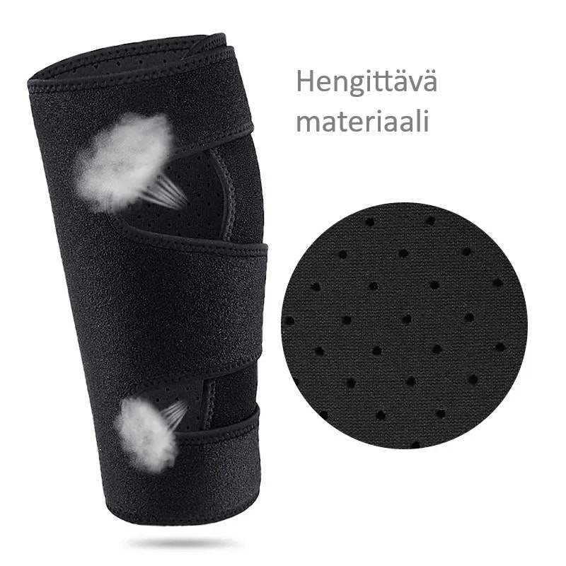 Kompressiosuoja vasikkaan, säädettävä